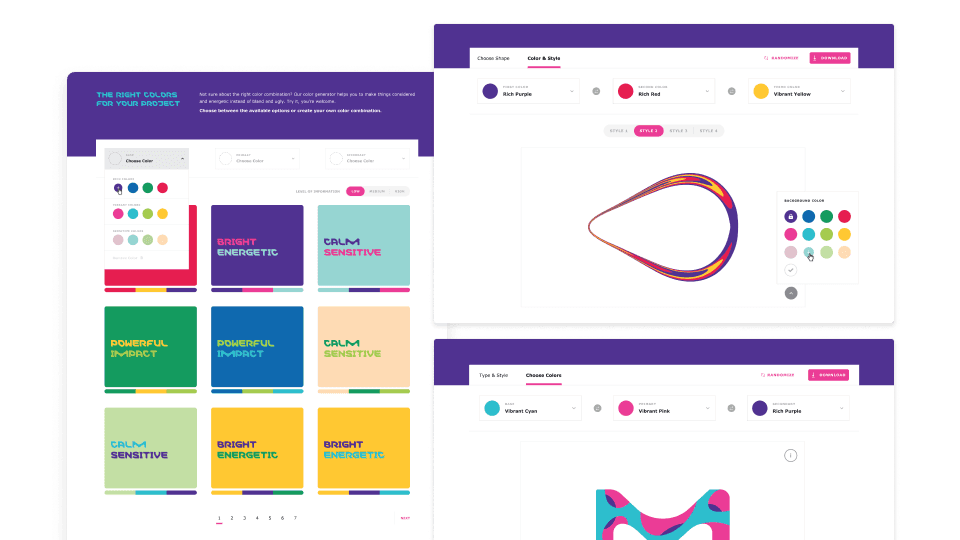 Merck Asset Generator Webapp Design